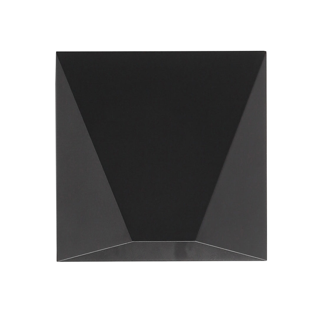 Avenue Outdoor Geometric Up/Down 3-CCT LED Wall Sconce in Black by Avenue Lighting