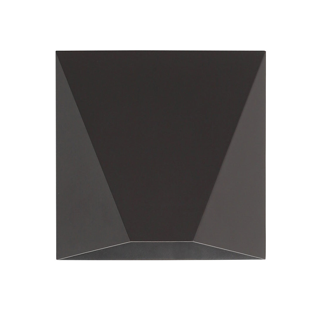 Avenue Outdoor Geometric Up/Down 3-CCT LED Wall Sconce in Dark Bronze by Avenue Lighting
