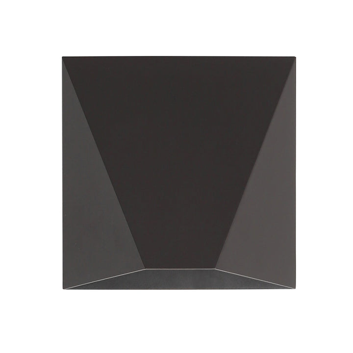 Avenue Outdoor Geometric Up/Down 3-CCT LED Wall Sconce in Dark Bronze by Avenue Lighting