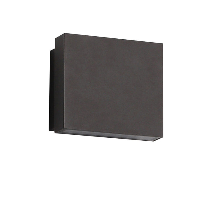 Avenue Outdoor Square Up/Down 3-CCT LED Wall Sconce in Black by Avenue Lighting