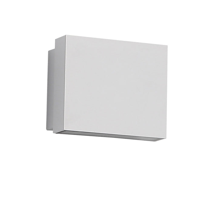Avenue Outdoor Square Up/Down 3-CCT LED Wall Sconce in White by Avenue Lighting