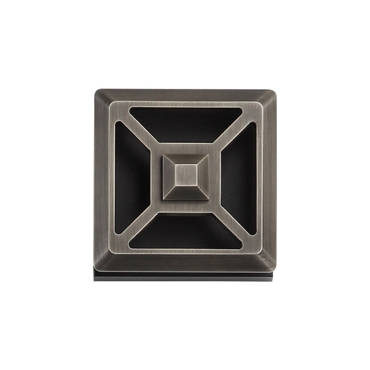 Avenue Outdoor Square 3-CCT LED Wall Sconce with Bronze Grid Cover by Avenue Lighting