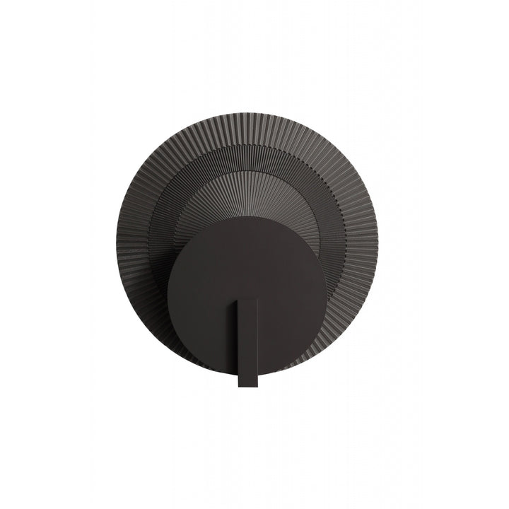 Avenue Outdoor Round 3-CCT LED Wall Sconce/Ribbed Textured Back by Avenue Lighting