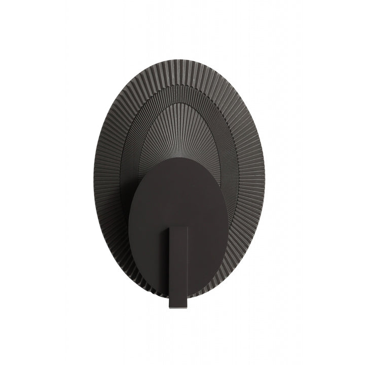 Avenue Outdoor Oval 3-CCT LED Wall Sconce/Ribbed Textured Back by Avenue Lighting