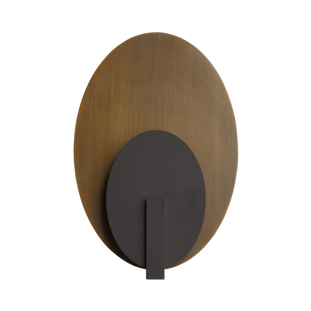 Avenue Outdoor Oval 3-CCT LED Wall Sconce with Dark Gold, 17"H, by Avenue Lighting