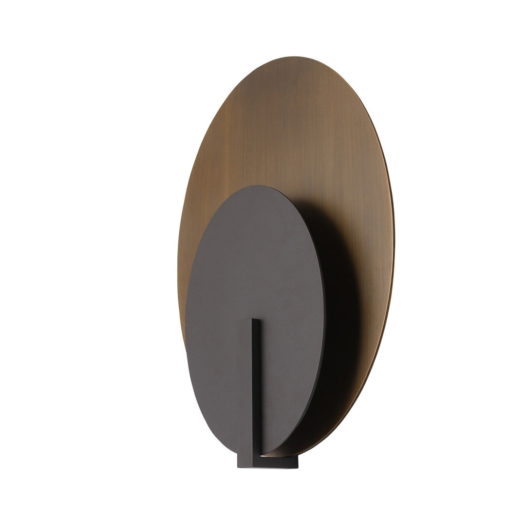 Avenue Outdoor Oval 3-CCT LED Wall Sconce with Dark Gold, 23"H, by Avenue Lighting