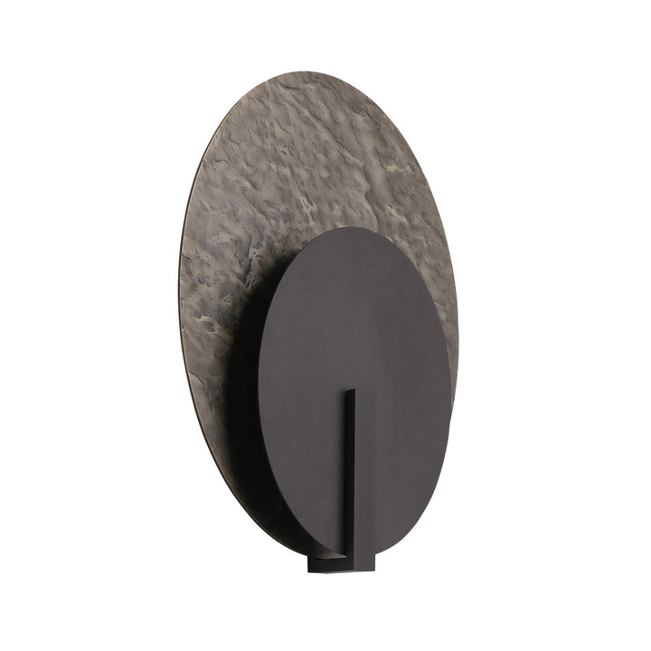 Avenue Outdoor Oval 3-CCT LED Wall Sconce with Brushed Bronze Textured, 23"H, by Avenue Lighting