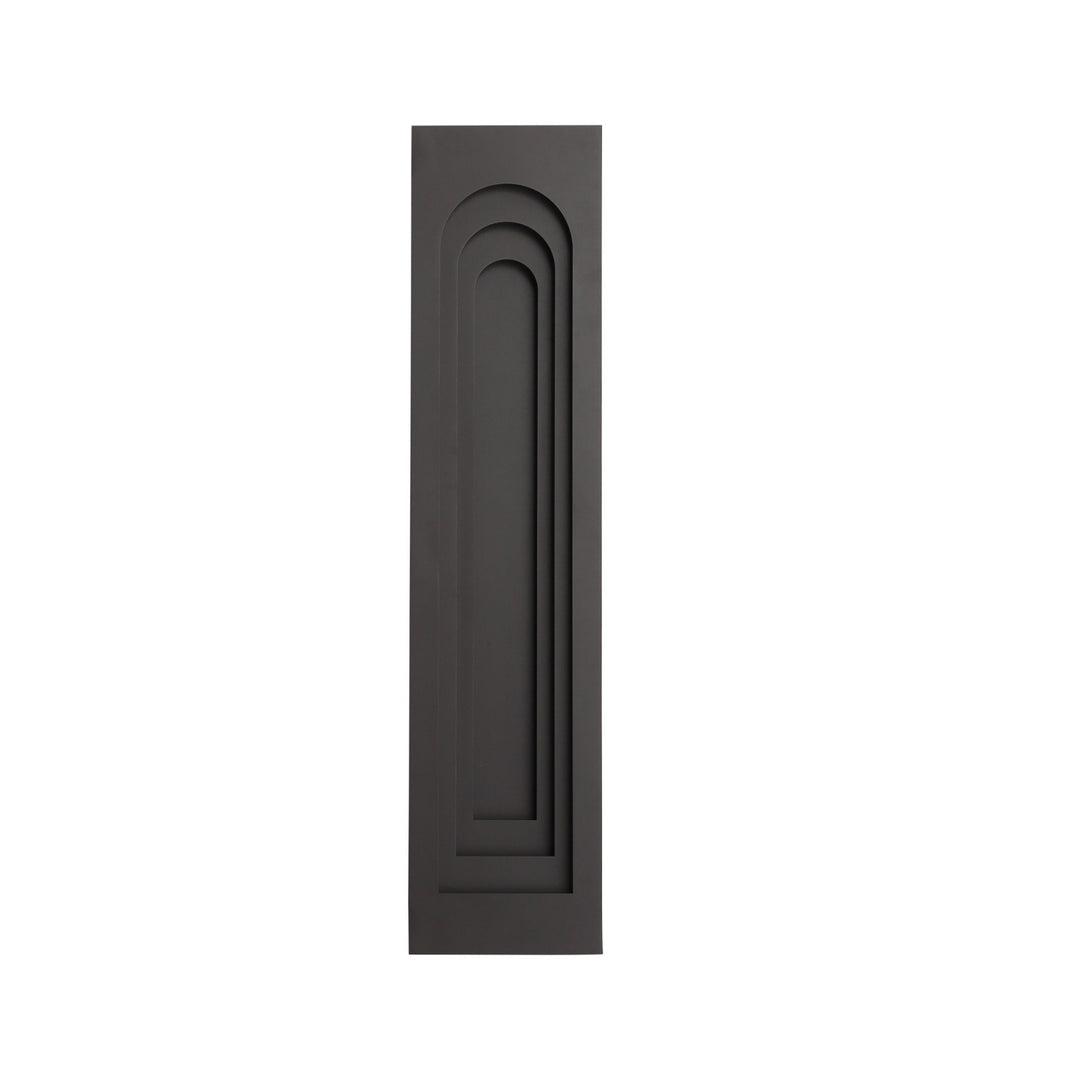 Avenue Outdoor 3-CCT LED Rectangular Curved Top Wall Sconce by Avenue Lighting - view 5
