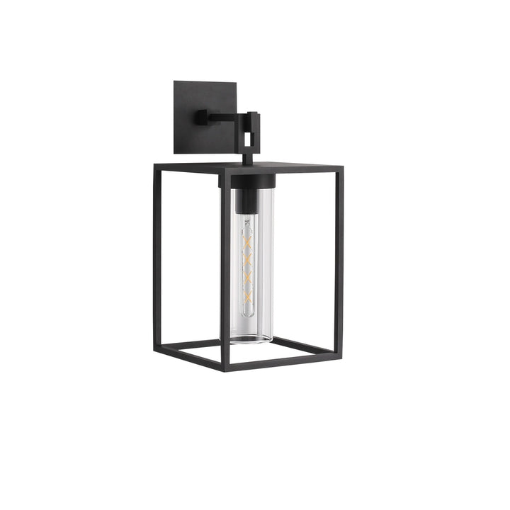 Avenue Outdoor Box Wall Sconce with Clear Glass, 20"H, by Avenue Lighting