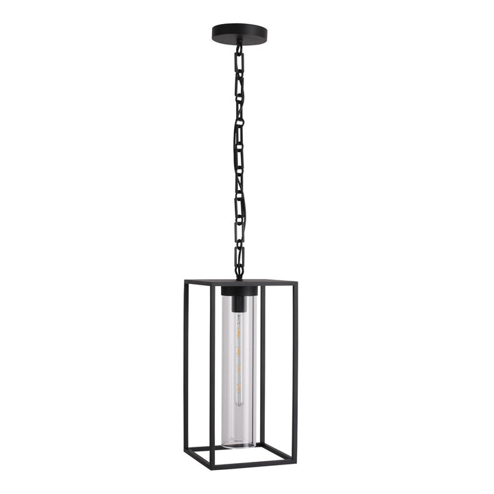 Avenue Outdoor Hanging Box Pendant with Clear Glass, 20"H, by Avenue Lighting