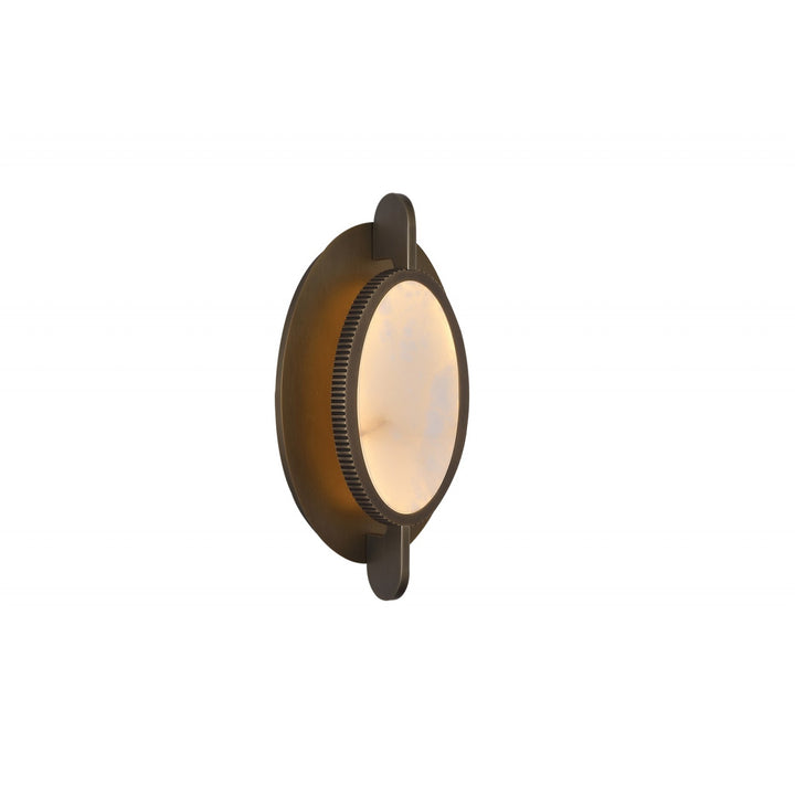 Mayfair Oval Alabaster LED Wall Sconce by Avenue Lighting