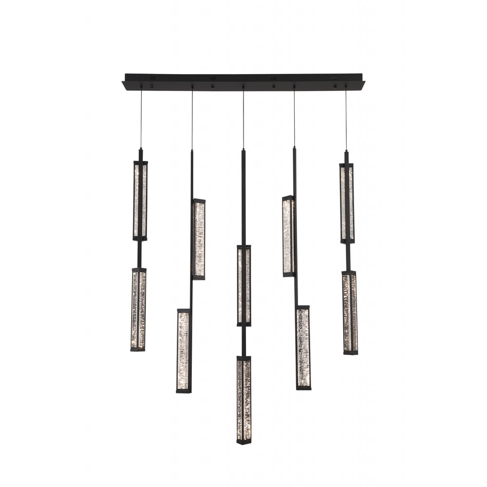 Metropole LED Linear Chandelier by Avenue Lighting - view 2