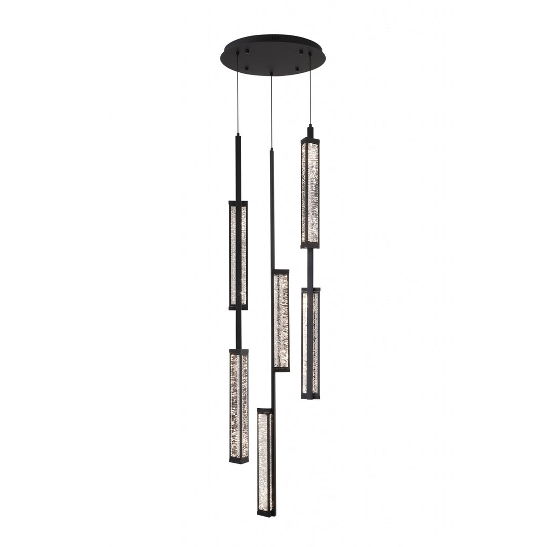 Metropole LED Chandelier, 6-Light 17"W, by Avenue Lighting