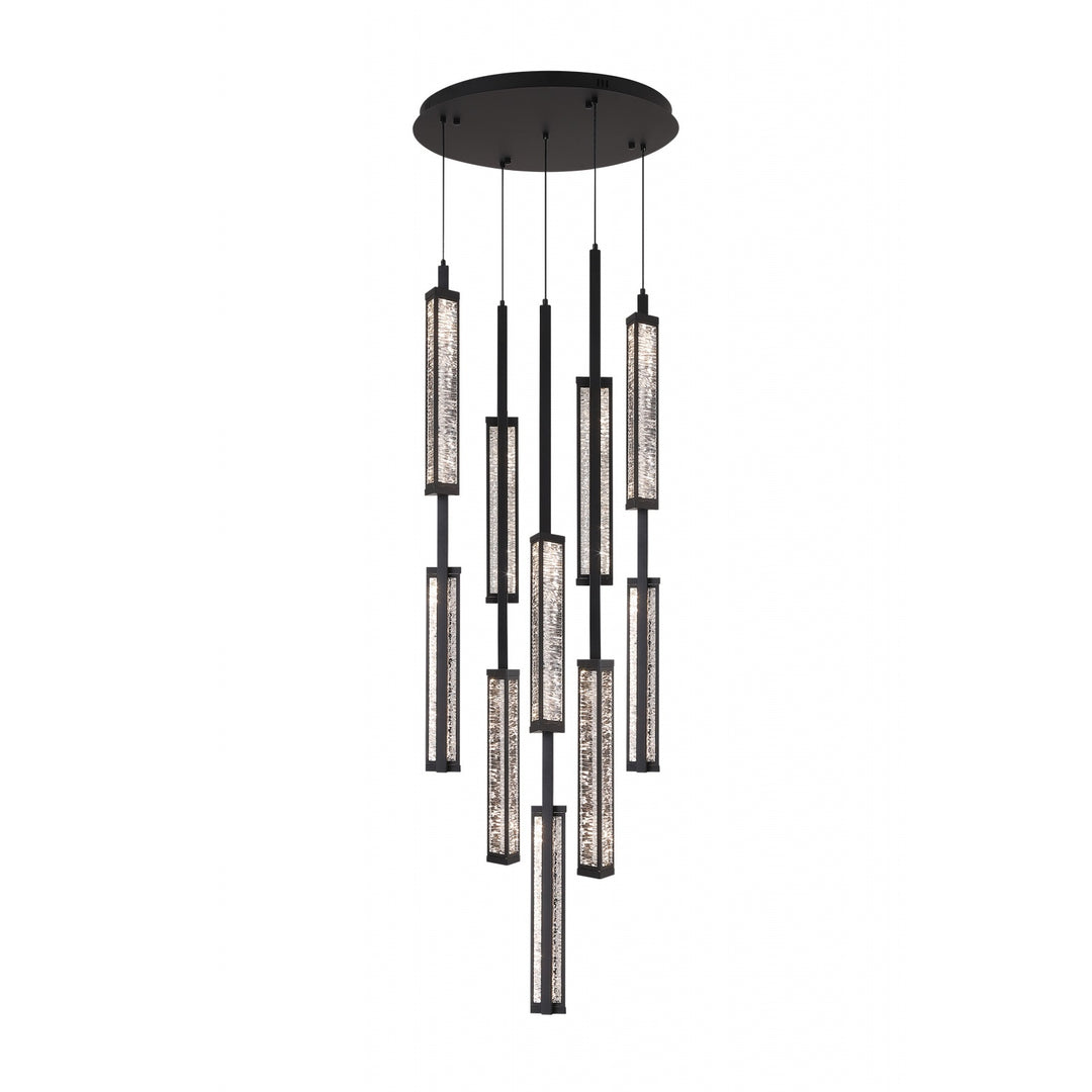 Metropole LED Chandelier, 10-Light 65.5"H, by Avenue Lighting