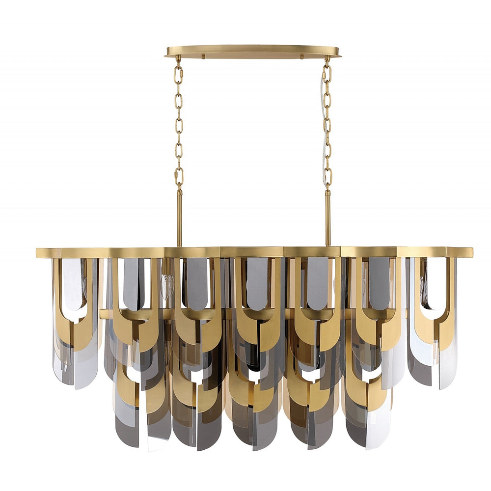Paramount Oval Chandelier by Avenue Lighting - view 2