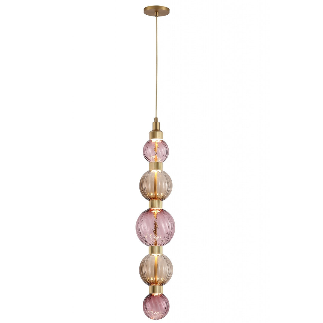 Zayna 5-Light 36"H LED Pendant