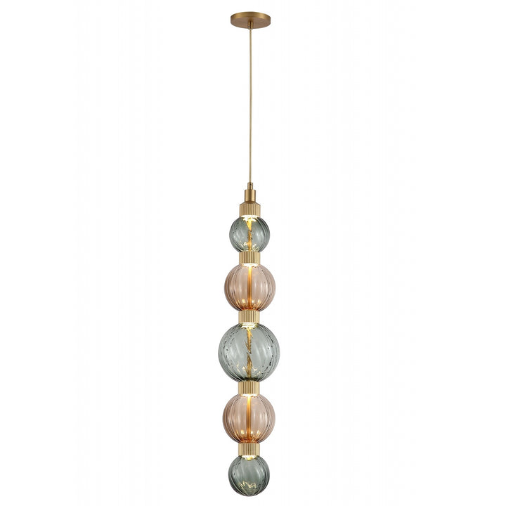 Zayna 5-Light 36"H LED Pendant