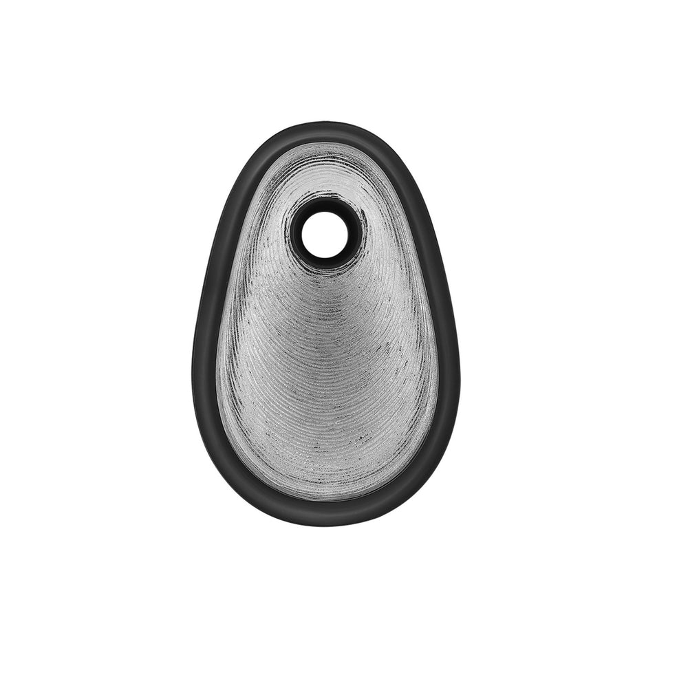 Palmea Oval Smoked Glass LED Wall Sconce by Avenue Lighting - view 2
