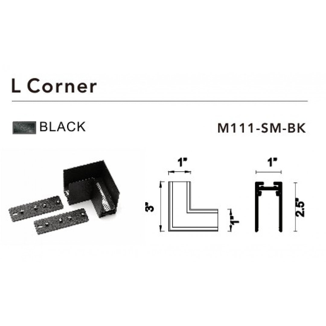 Magnetix Surface Mount L Corner by Avenue Lighting - view 2