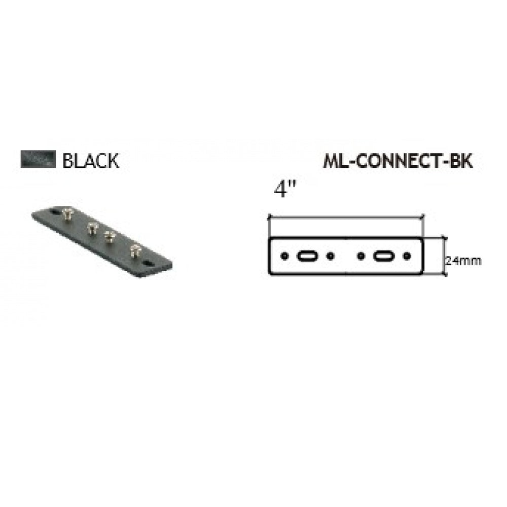Magnetix Track Connector For 2 Straight Lines by Avenue Lighting - view 2