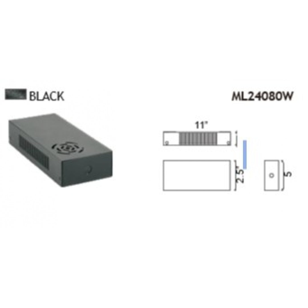 Magnetix Recess/Remote Power Supply 80-Watts Max by Avenue Lighting - view 2