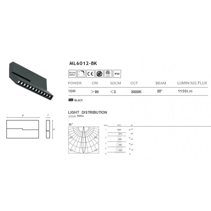 Magnetix Wide Foldable LED Light 16-Watts by Avenue Lighting - view 3