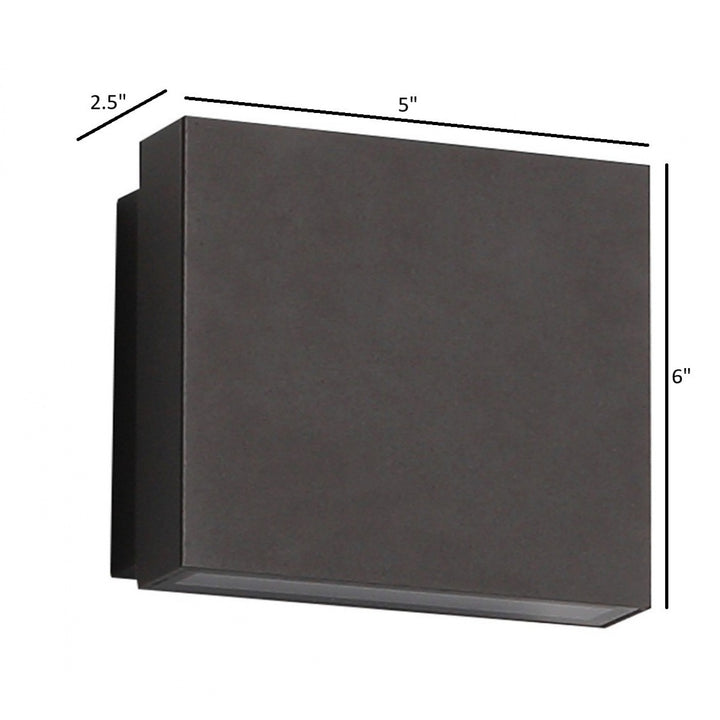 Avenue Outdoor Square Up/Down 3-CCT LED Wall Sconce by Avenue Lighting - view 3