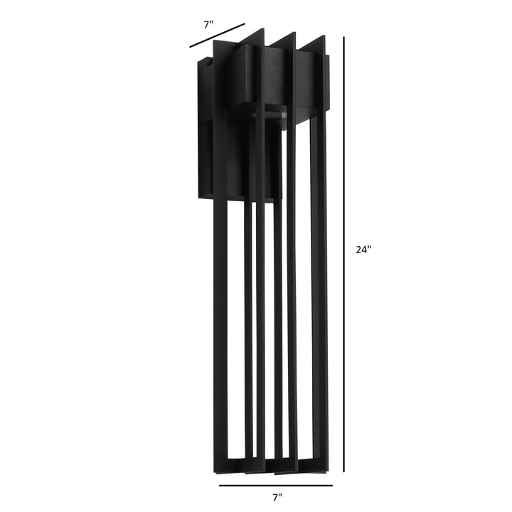 Avenue Outdoor Cage 3-CCT LED Wall Sconce by Avenue Lighting - view 4