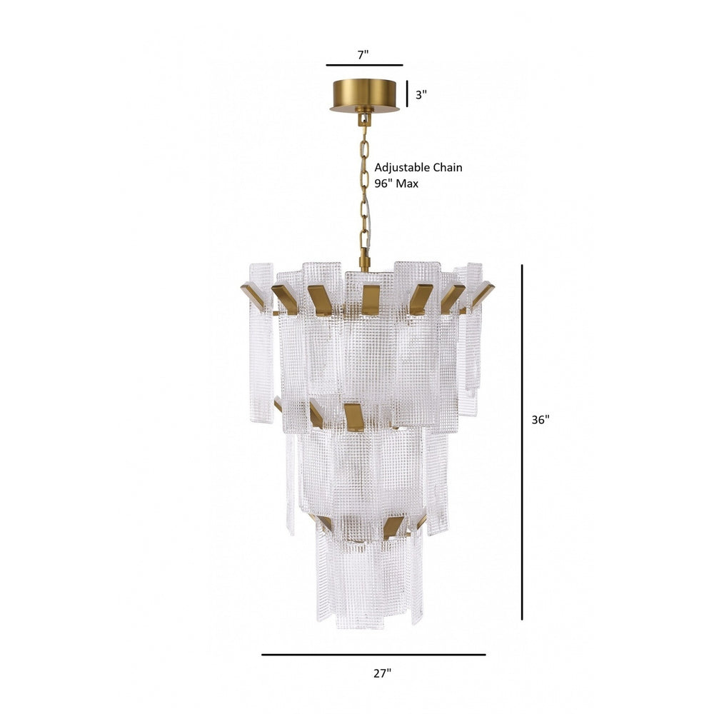 Belmont 3-Tier Chandelier by Avenue Lighting - view 2