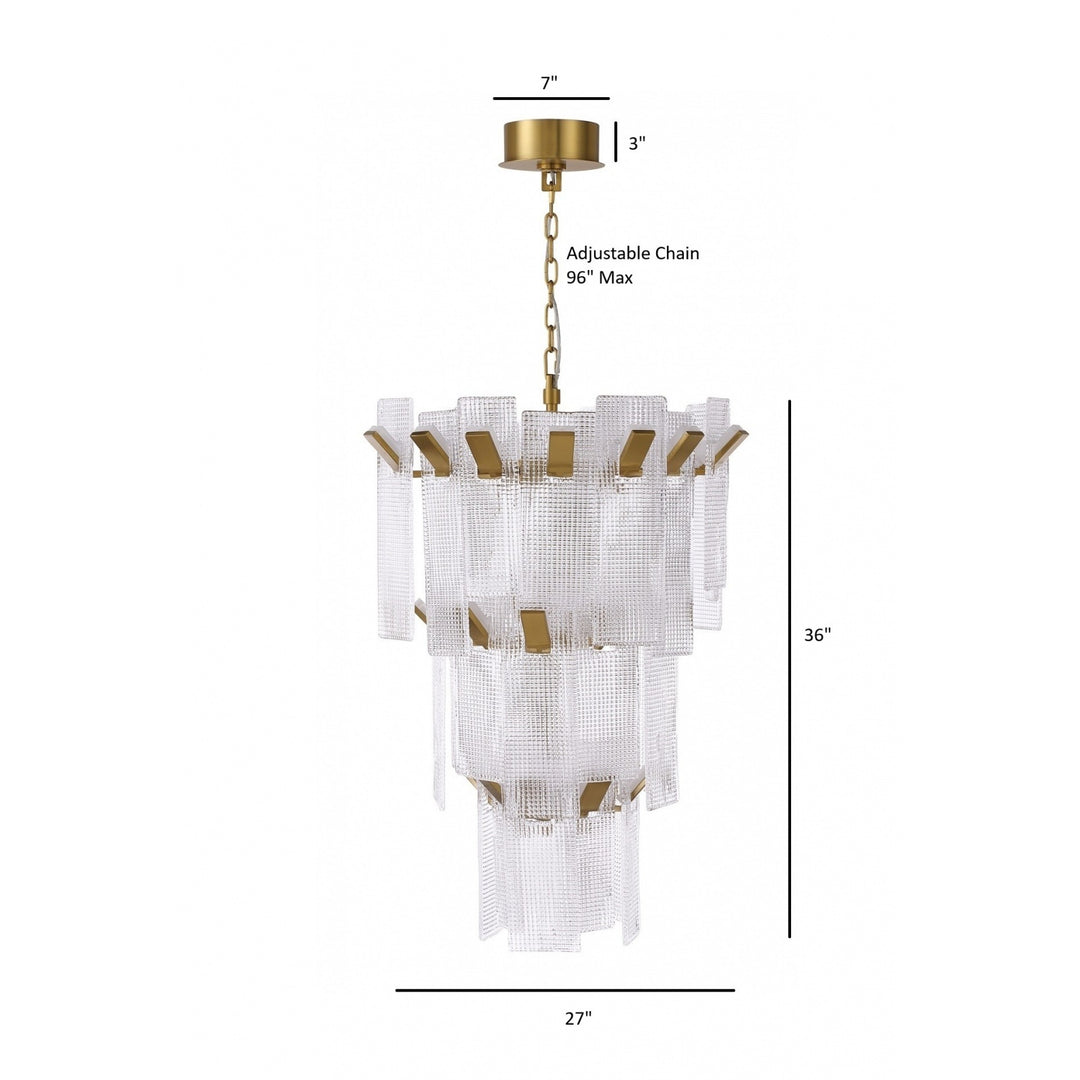 Belmont 3-Tier Chandelier by Avenue Lighting - view 2