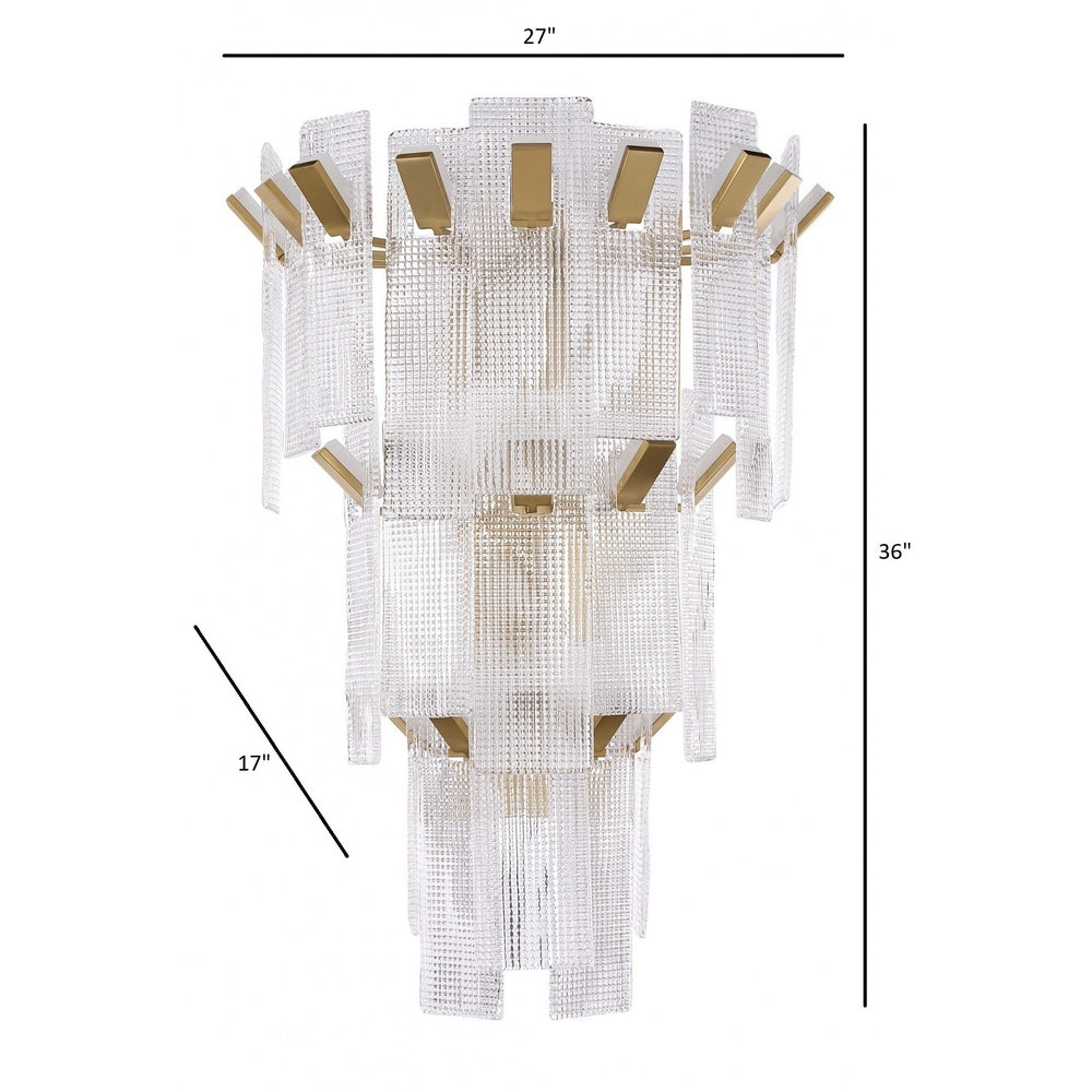 Belmont 3-Tier Wall Sconce by Avenue Lighting - view 2