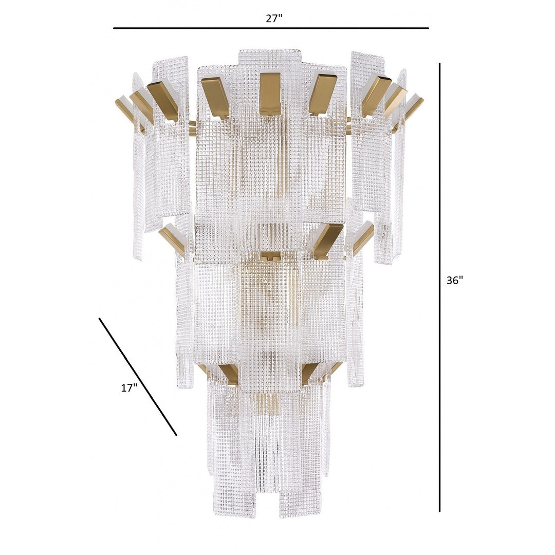 Belmont 3-Tier Wall Sconce by Avenue Lighting - view 2