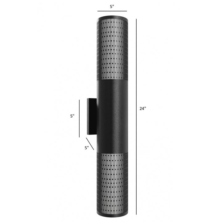 Avenue Outdoor Cylindrical LED Wall Sconce by Avenue Lighting - view 8