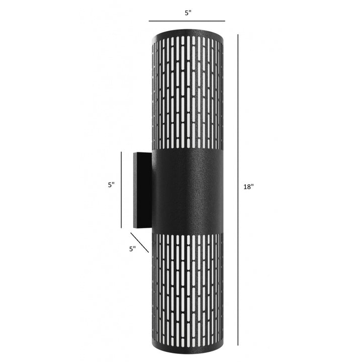 Avenue Outdoor Cylindrical LED Wall Sconce by Avenue Lighting - view 4