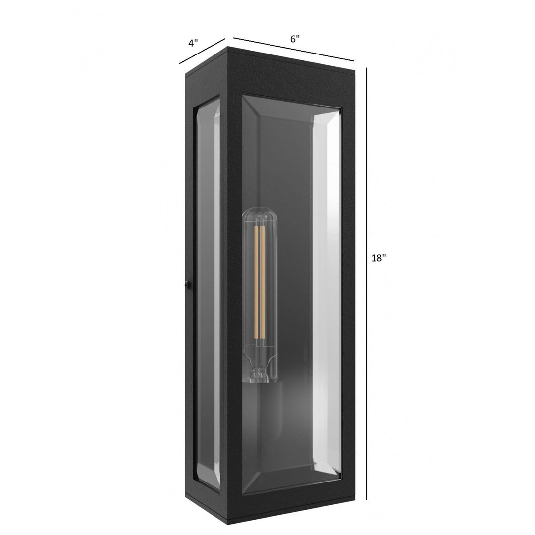 Avenue Outdoor Rectangular Box Wall Sconce by Avenue Lighting - view 4