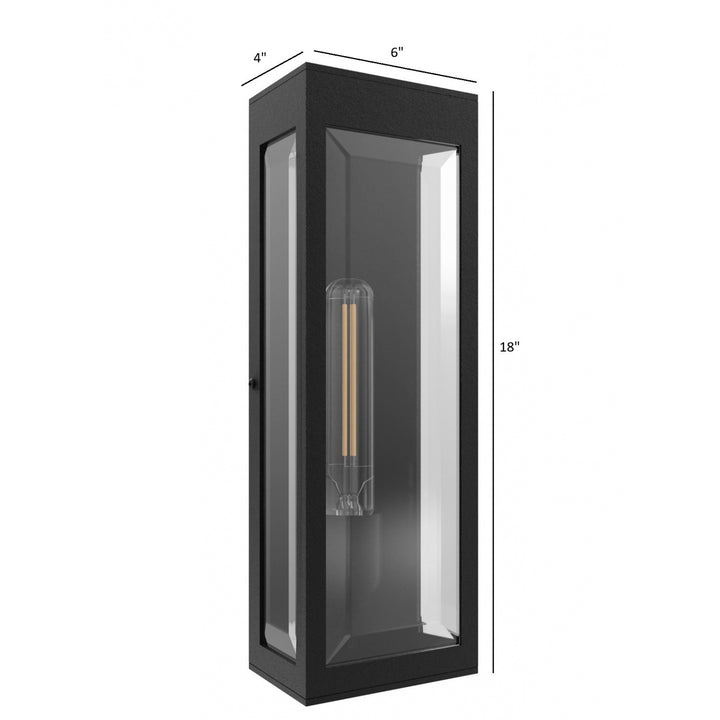 Avenue Outdoor Rectangular Box Wall Sconce by Avenue Lighting - view 4