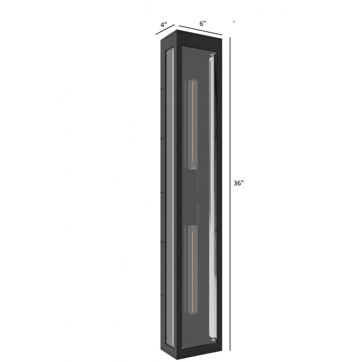Avenue Outdoor Rectangular Box Wall Sconce by Avenue Lighting - view 11