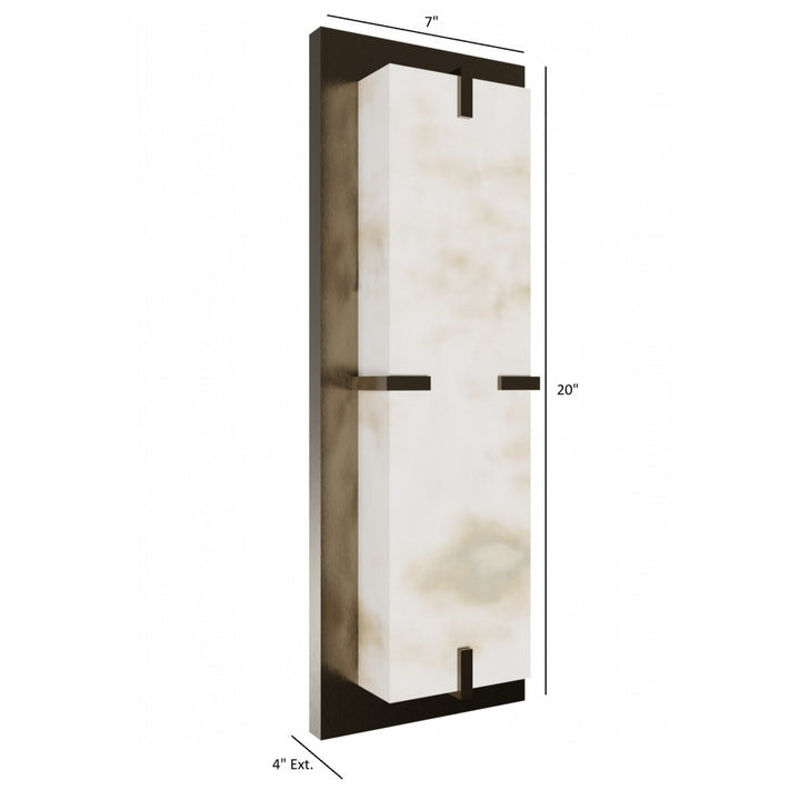 Sedona Alabaster 3-CCT LED Wall Sconce by Avenue Lighting - view 13