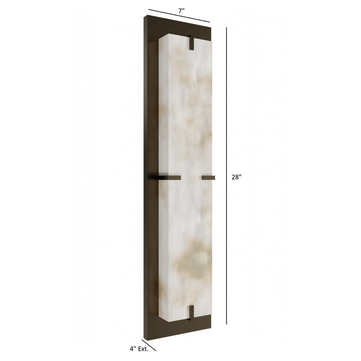 Sedona Alabaster 3-CCT LED Wall Sconce by Avenue Lighting - view 21