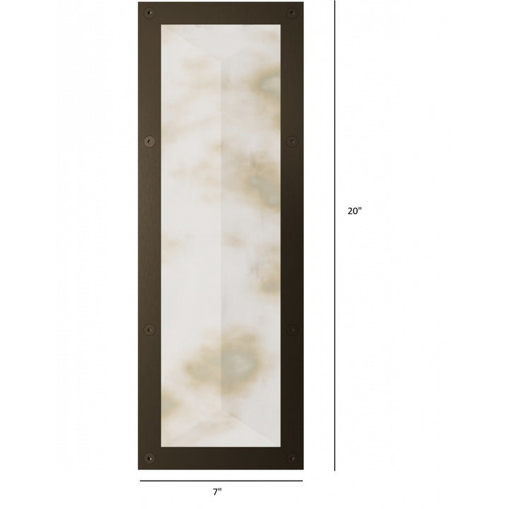Sedona Alabaster 3-CCT LED Prism Wall Sconce by Avenue Lighting - view 4