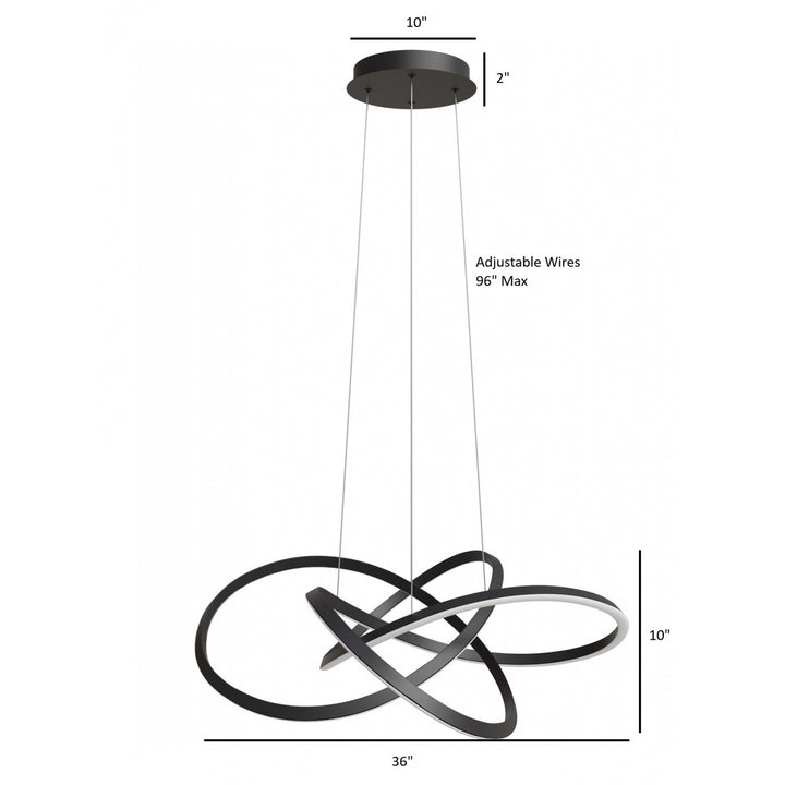 Windsor Spiral Ring 5-CCT LED Pendant by Avenue Lighting - view 14