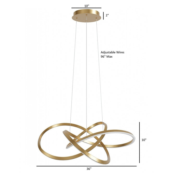Windsor Spiral Ring 5-CCT LED Pendant by Avenue Lighting - view 19