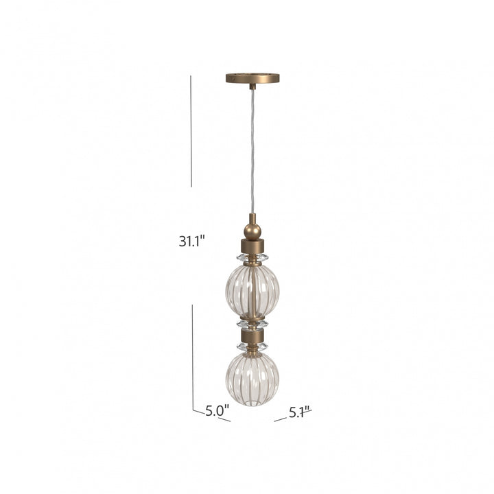 Avra Stacked LED Pendant by Avenue Lighting - view 5