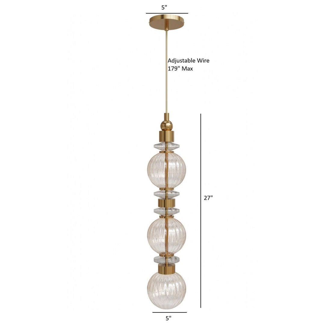 Avra Stacked LED Pendant by Avenue Lighting - view 14