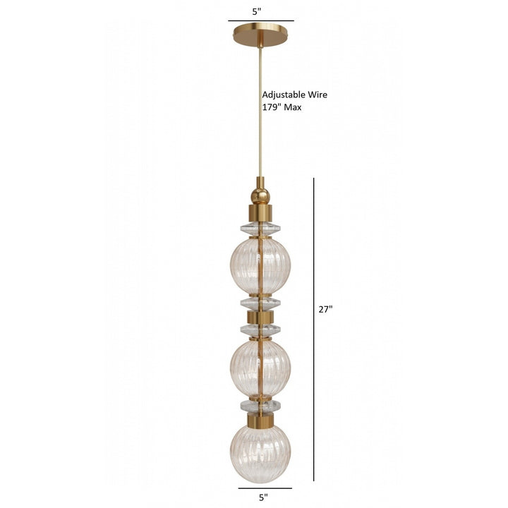 Avra Stacked LED Pendant by Avenue Lighting - view 14