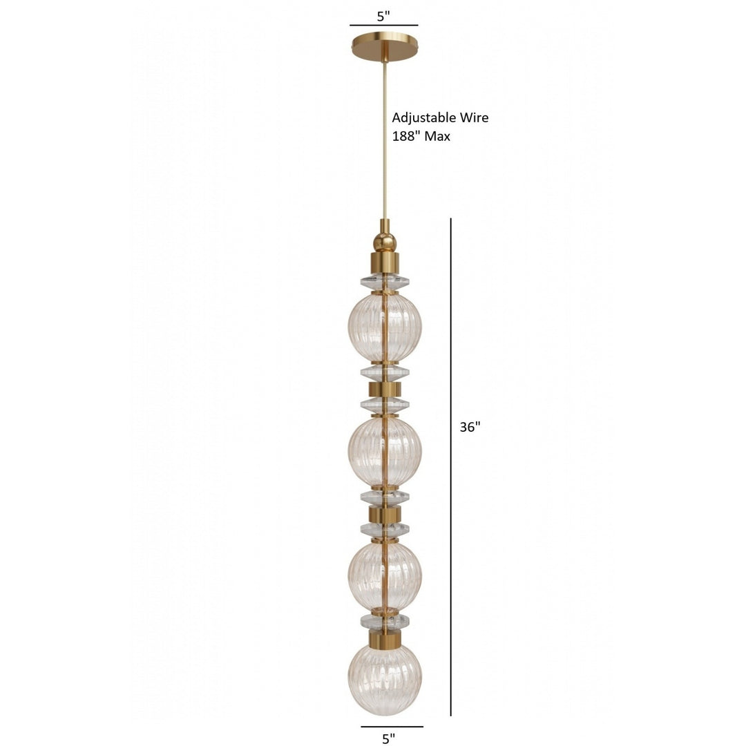 Avra Stacked LED Pendant by Avenue Lighting - view 23