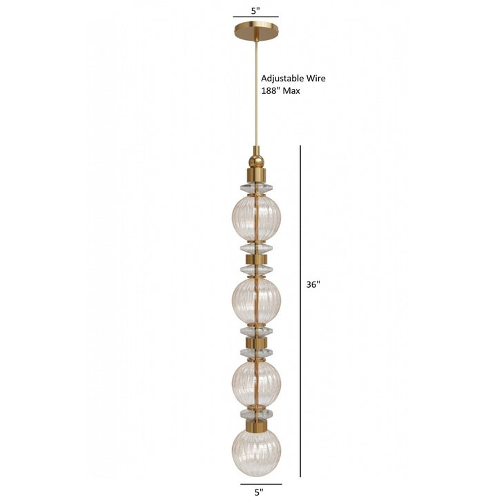Avra Stacked LED Pendant by Avenue Lighting - view 23