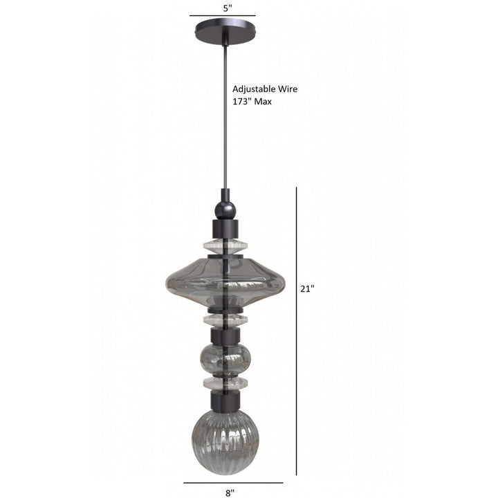Avra Top Stacked LED Pendant by Avenue Lighting - view 7