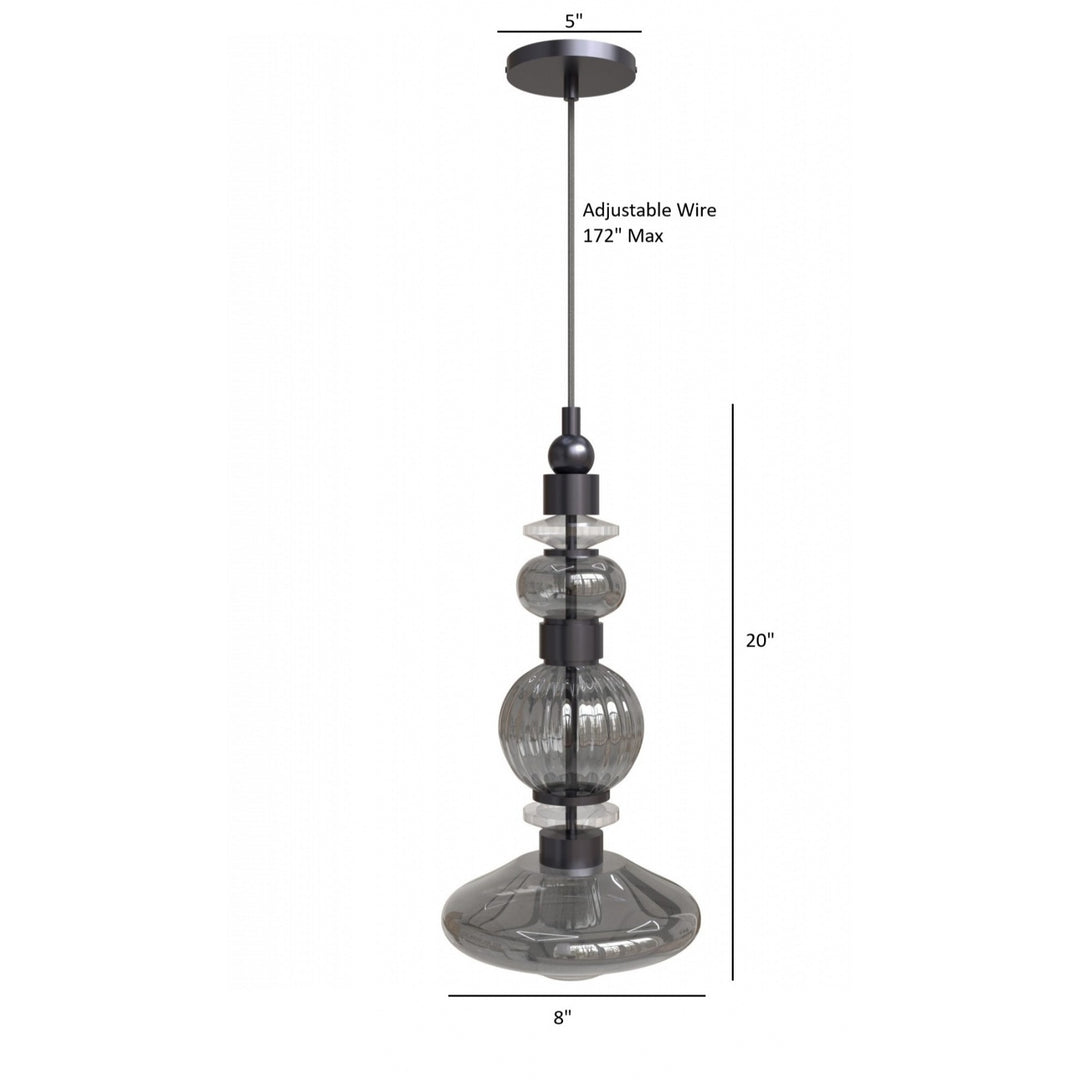 Avra Bottom Stacked LED Pendant by Avenue Lighting - view 8