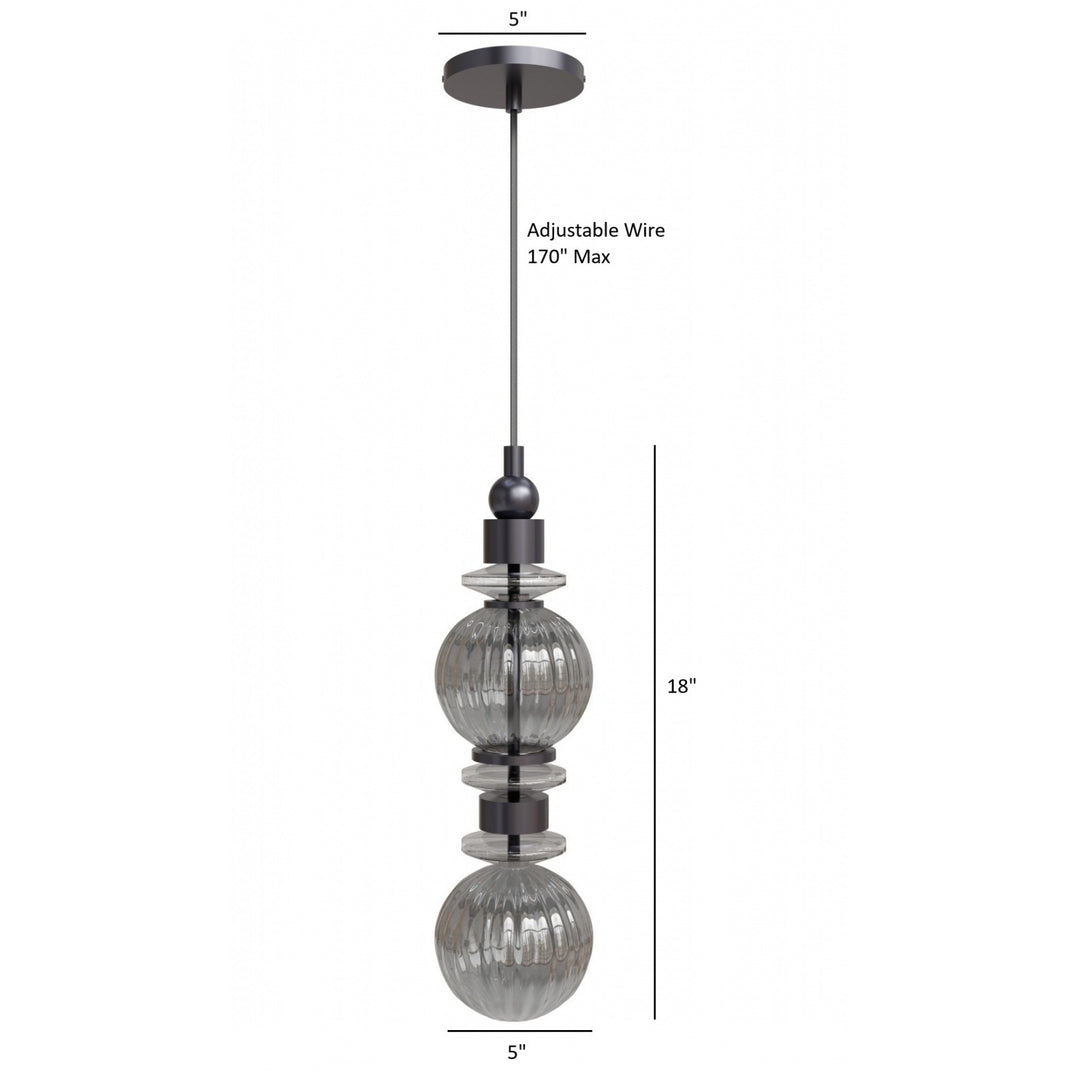 Avra Stacked LED Pendant by Avenue Lighting - view 10